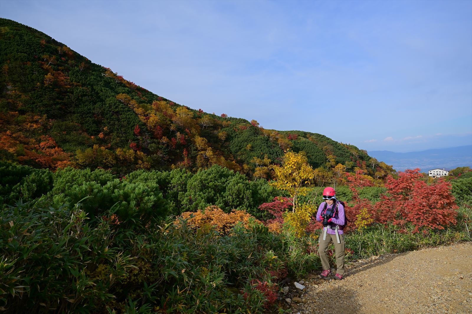 最高の紅葉！ 三段山　崖尾根コース　2020.10.4_a0145819_12402005.jpg