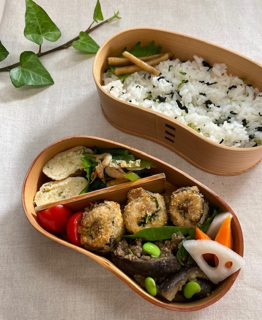 lunch box ×3 前日に準備しておくと・・・_a0165160_17051930.jpg