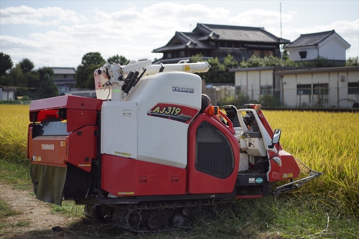 一足早い稲刈りの準備でした。_e0391491_18443468.jpg