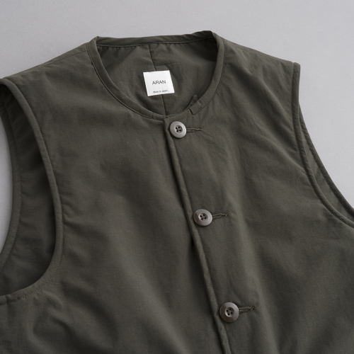 ARAN VEST (Dark Brown)_d0120442_11584983.jpg