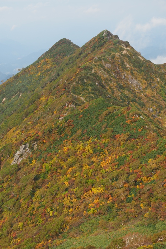ダイグラ尾根から梶川尾根 2020/10/3〜4 その1_b0189948_23415329.jpeg
