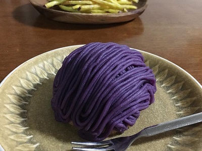 やめられない止まらない 芋けんぴ と紫芋のモンブラン La La La Kitchen 2 やめられない止まらない 芋けんぴ と紫芋のモンブラン La La La Kitchen 2