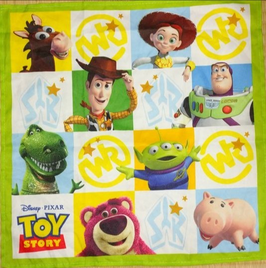 セリア トイ ストーリー お弁当包み Positive ときどき Negative