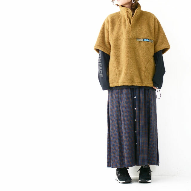 KAVU [カブー] Boa Throw Shirts [19821134] ボアスローシャツ・フリース・フリースプルオーバー・半袖フリース・MEN\'S _f0051306_16385676.jpg