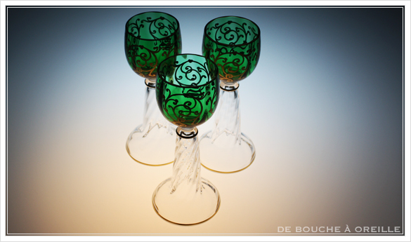 サン・ルイ クリュニー Saint Louis \"Cluny\" その3 オールド バカラ グラス フランス アンティーク_d0184921_16334241.jpg