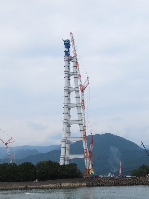 火力煙突の解体工事進む(撮影:10月5日)_e0321325_14280601.jpg