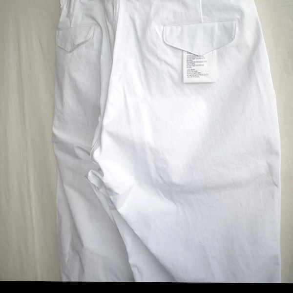 field trouser しろ_d0364239_20153201.jpg