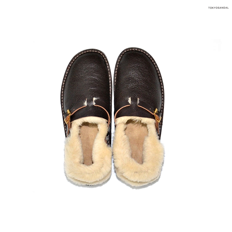 TOKYO SANDAL(トーキョウサンダル) HEEL HOLD SLIP-ON:DBR × BEIGE_c0204678_13392773.jpg