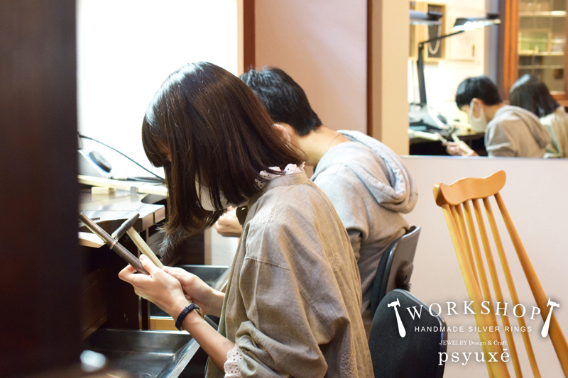 WORKSHOP シルバーリング作り体験教室*愛知県 K 様 & M 様_e0131432_16583465.jpg