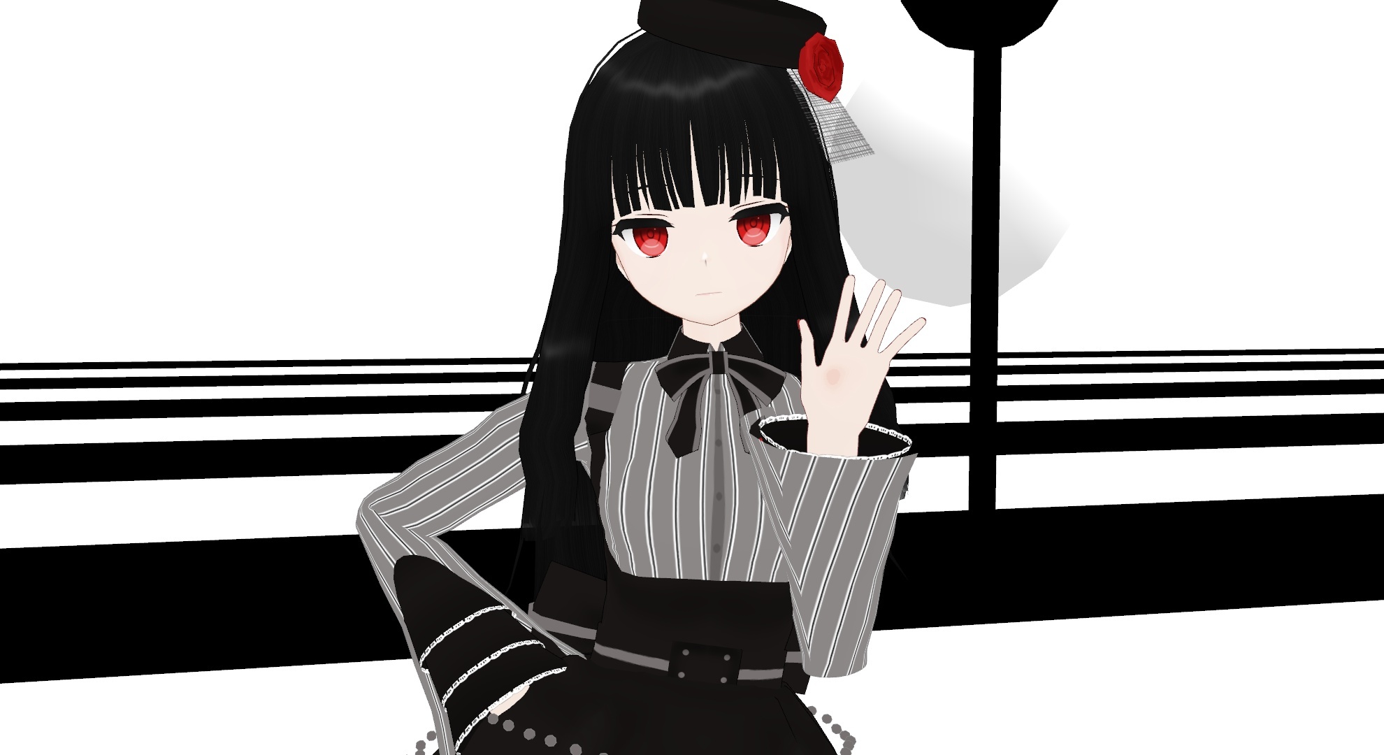 Mmd うちの子に喪服着せさせてみた 孤影悄然