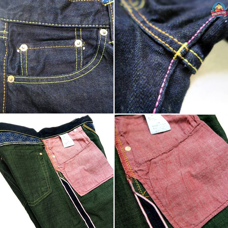 MOMOTARO JEANS(モモタロウジーンズ) 桃太郎ジーンズ × UNIQUE JEAN STORE コラボ【グリーンラベル】ジップフライ_c0204678_18244836.jpg