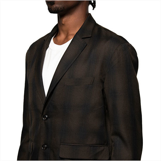 Stussy sport coat plaid discount