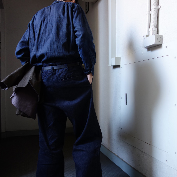 12月の製作 / classic wide denim trousers_e0130546_12402405.jpg