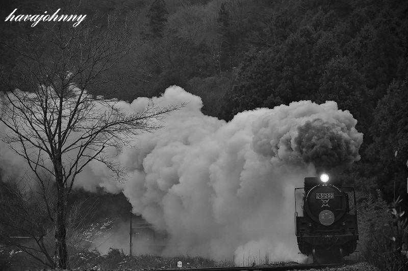 出番ですよ 蒸気に追いかけられて