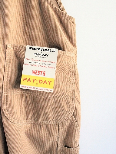 PAYDAY × WEST\'S　CORDUROY OVERALL_b0139281_22234195.jpg