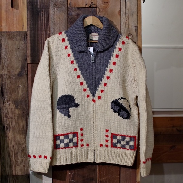 Vintage Cowichan Sweater / ハンドメイド カウチン セーター : biscco 