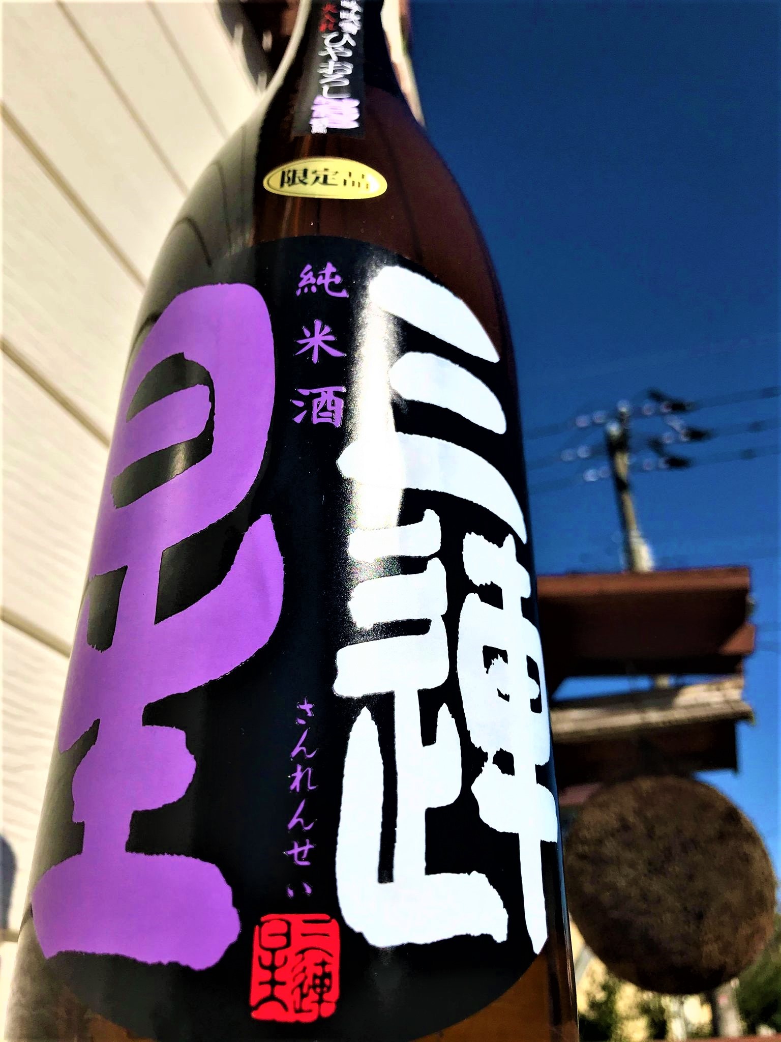 【日本酒】三連星⭐特別編『ひやおろし』純米原酒　吟吹雪&#127806;仕込み　蔵元低温貯蔵熟成&#128039;SPver　特別限定蔵出し　令和1BY&#127381;_e0173738_10374212.jpg