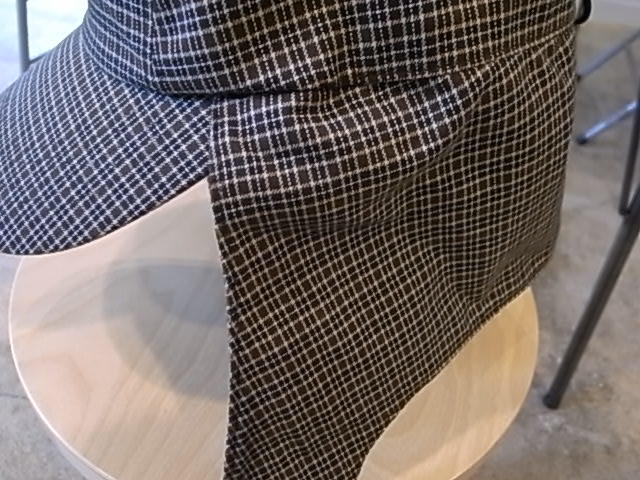 Name. COTTON PLAID AVIATOR HAT_d0269455_08060170.jpg