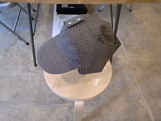 Name. COTTON PLAID AVIATOR HAT_d0269455_08060548.jpg