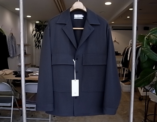 Graphpaper Wool Kersey Fatigue Shirt_d0269455_09004426.jpeg