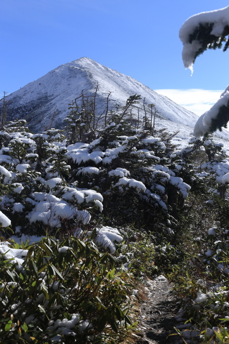 爺ヶ岳 201018 初雪_e0338862_15332770.jpg
