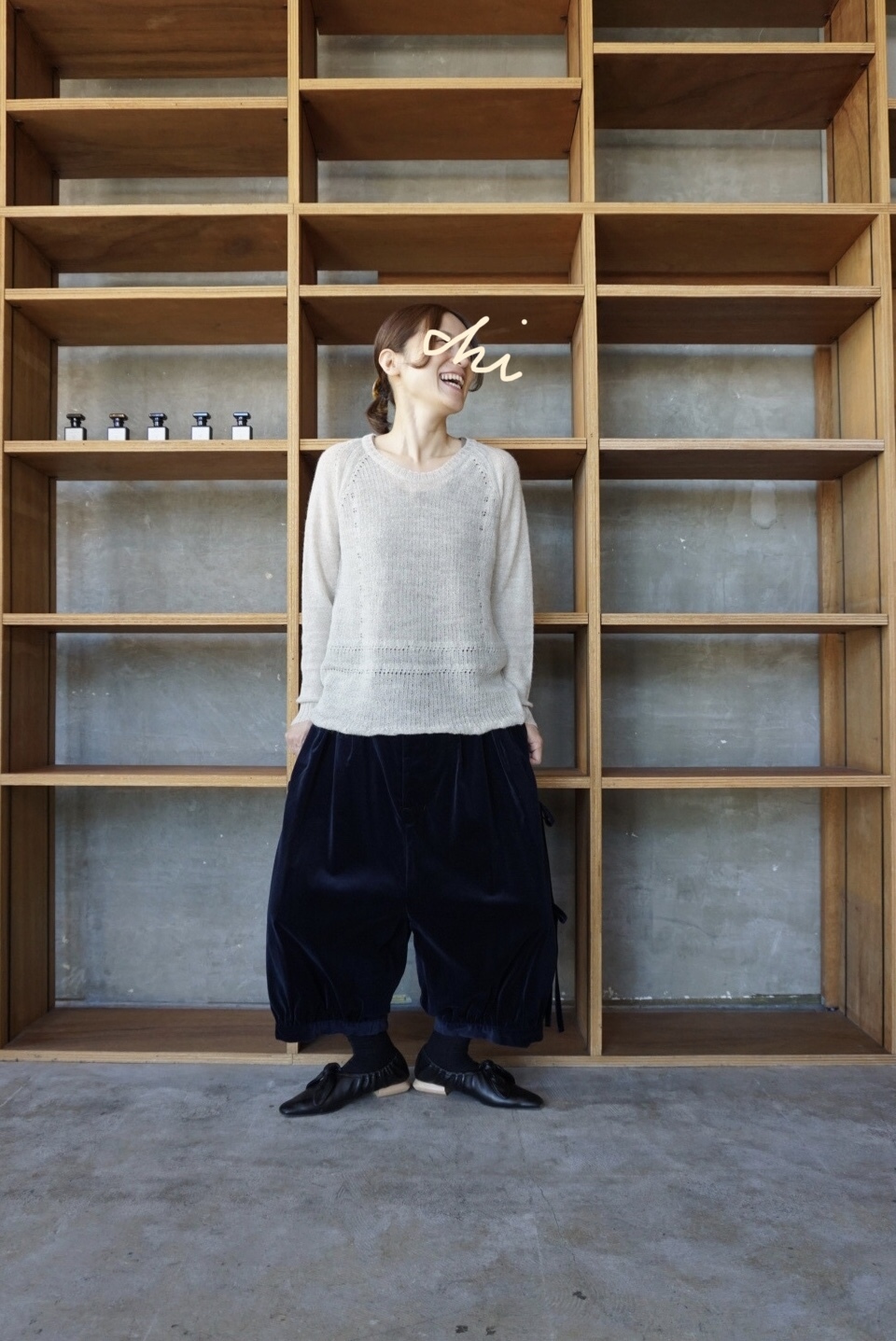 GASA* wool/linen 透かし編みニット♡_d0156562_16403777.jpeg