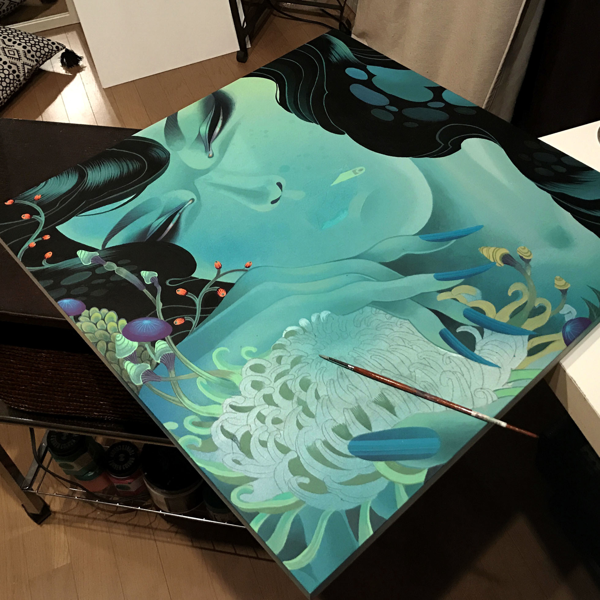 \"Midnight Garden\" group exhibition-\"CHIYO\"_b0126644_02115066.jpg