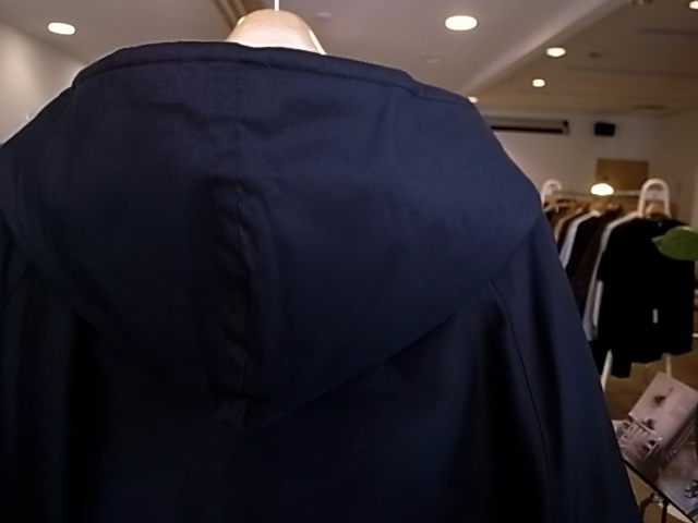 COMOLI Cotton Silk Hooded Coat : TRUNK