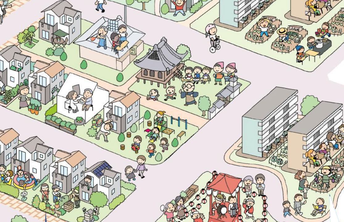 まちづくりのイラスト 制作業績 まちづくりのイラスト 制作業績