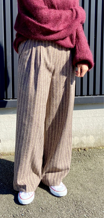 TODAYFUL トゥデイフル TODAYFUL / Stripe Wide Trousers : dimanche