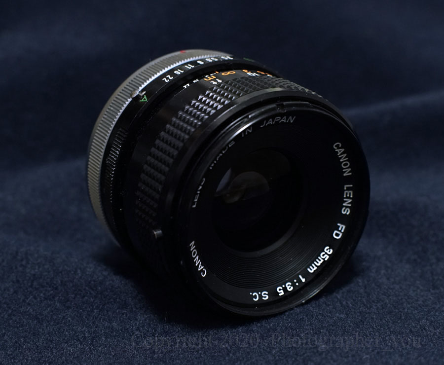 今日のお買い物(FD 35mm f3.5 S.C.) : 寫眞機萬年堂 - since 今日のお買い物(FD 35mm f3.5 S.C.) : 寫眞機萬年堂 - since