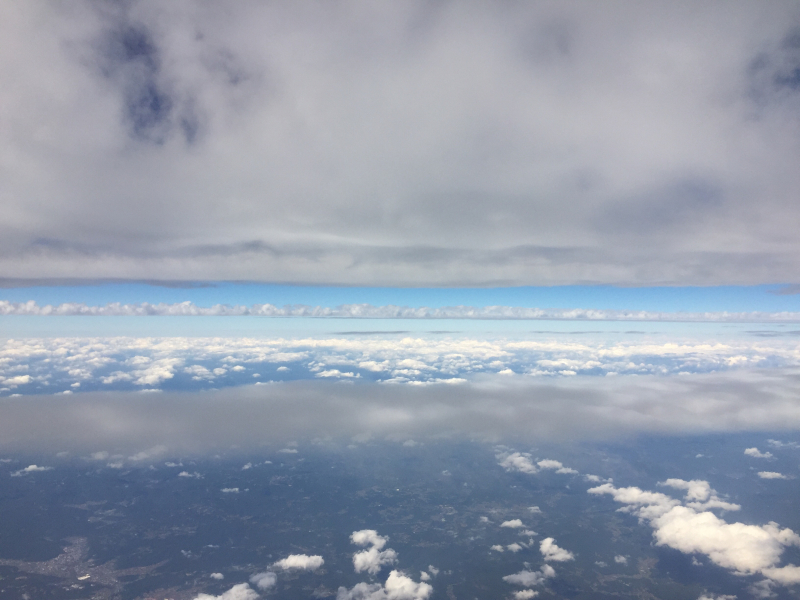 写真 地震 雲