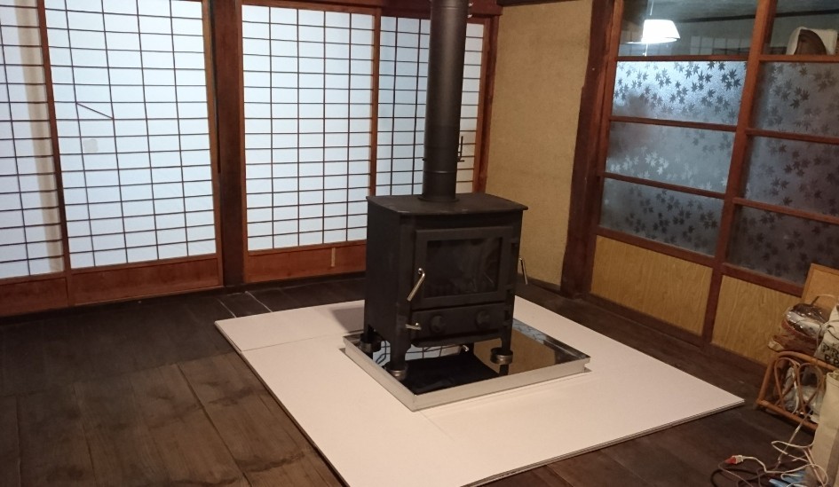 薪ストーブ設置 : 我が心の川 2 薪ストーブ設置 : 我が心の川 2