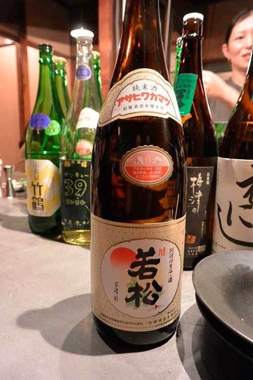 【(山梨グルメ)韮崎市 アメリカヤ横丁「コワン」にて滋賀のコアな日本酒を燗で!!】_a0005436_10293590.jpg