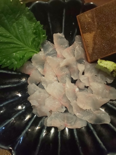 キジハタのお刺身 食品ロス削減料理研究家ブログ行長万里 日本全国 美味しい話