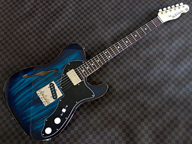 「Burn Blue SunburstのHollow T-Line」2本目が完成!_e0053731_16313636.jpeg