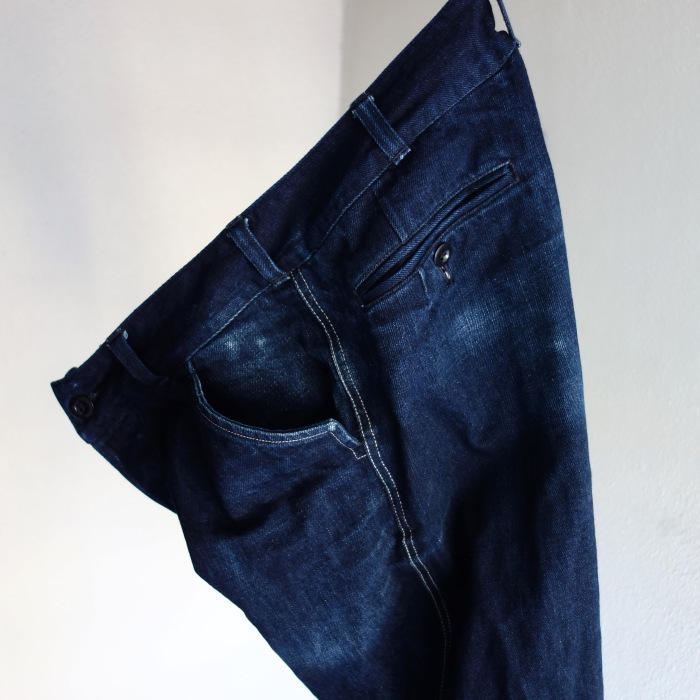 洗濯 2回目 / frenchwork indigo trousers_e0130546_15162943.jpg