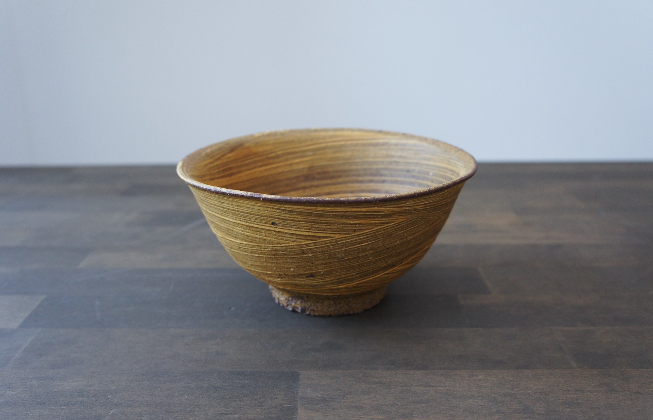 「実り」展 財満晋平さん 緑釉と青と黄色の器_b0353974_15320685.jpg