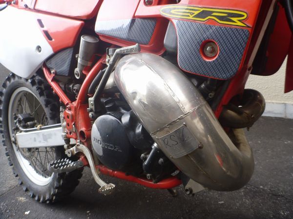 HONDA CRM250R RSVステンレスチャンバー ほろ苦く