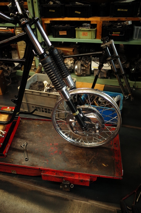 1963 TRIUMPH T120 ホイール＆ブレーキ : Vintage motorcycle study