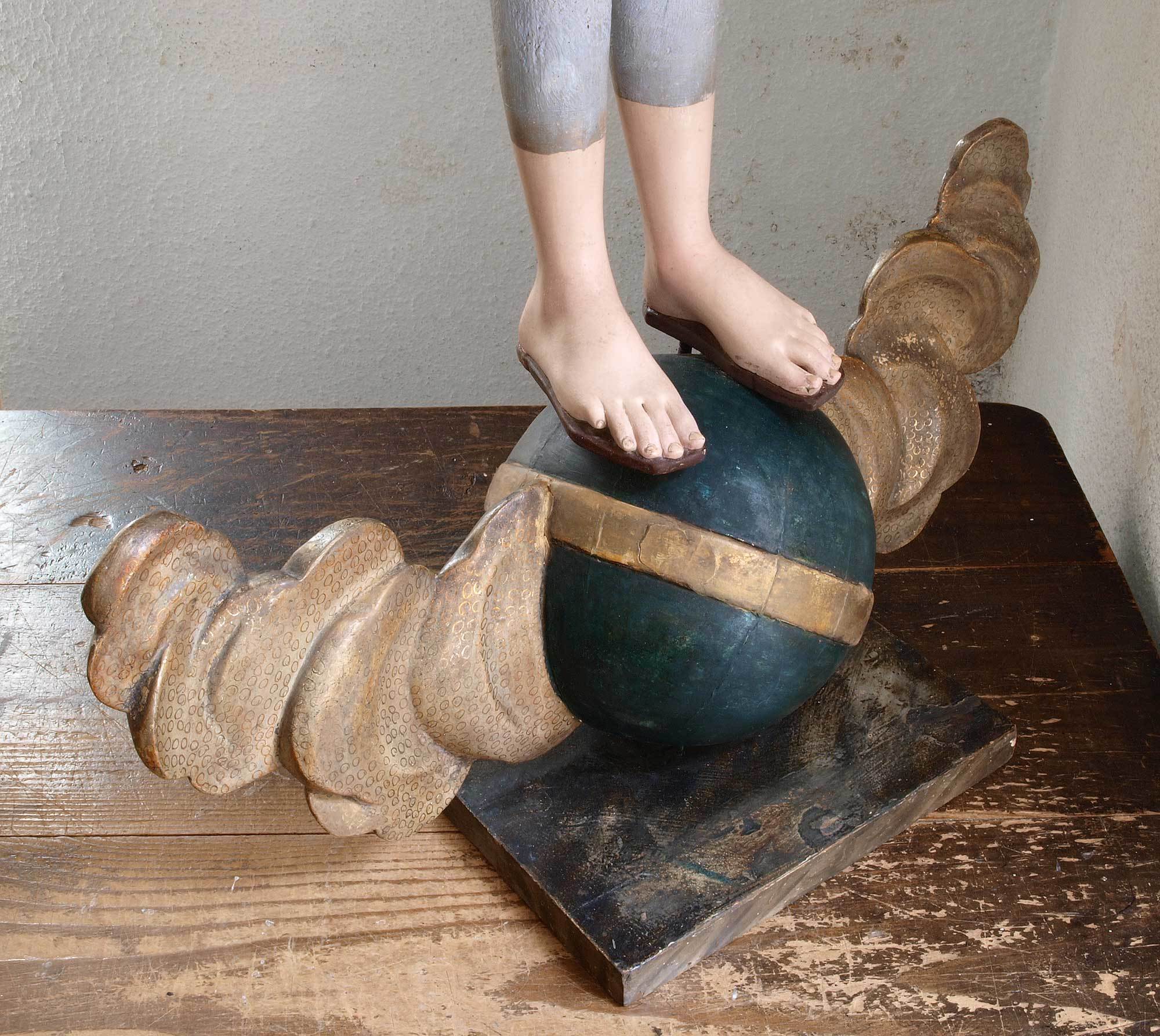 聖母子像 100cm ケージドール /H197_e0324838_03235679.jpg