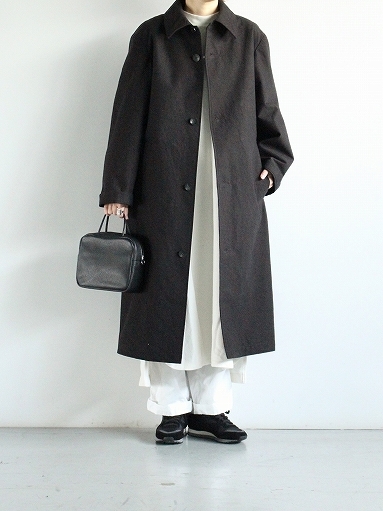 THE HINOKI　Cotton Wool Bafu Coat / D.Brown (LADIES SELECT)_b0139281_13242994.jpg