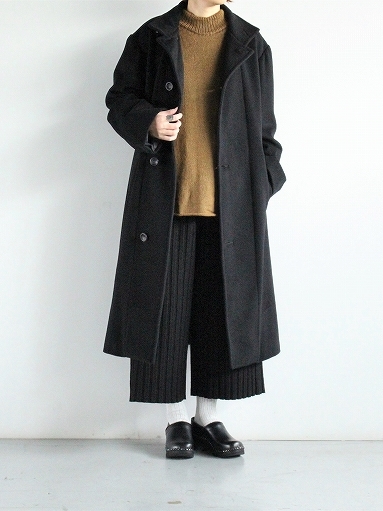 THE HINOKI　Wool Beaver Coat / Black (LADIES SELECT)_b0139281_13294032.jpg