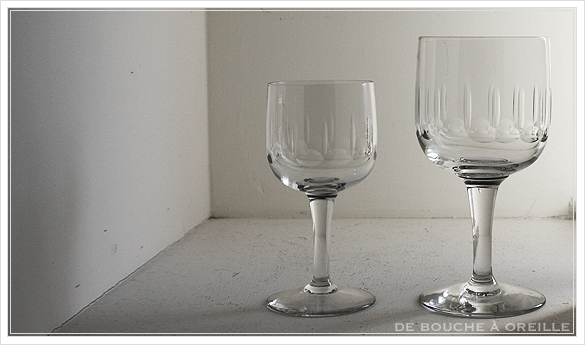 verre de bistrot 古いビストログラス その1 フランスアンティーク_d0184921_17300717.jpg