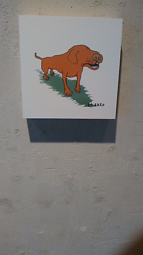 佐藤 一明 個展 見てくる犬展 Mokomoko
