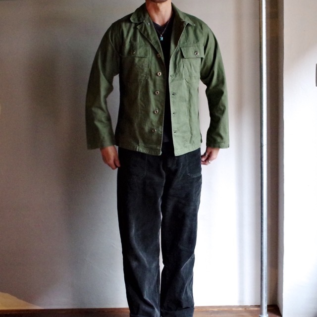 1940s US Army M-47 HBT OD 7 Jacket / M47 ヘリンボーンツイル 1940s US Army M-47 HBT OD 7 Jacket / M47 ヘリンボーンツイル