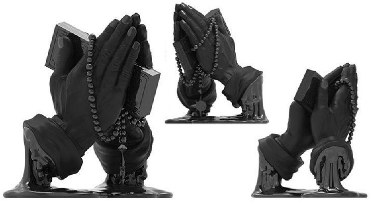 Let Us Prey 10\" Vinyl Art Sculptire by Frank Kozik- Black Matte_e0118156_16101667.jpg