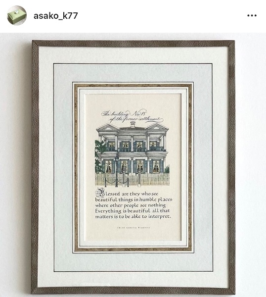 阪急うめだ ノエルのカード☆ワークショップ ポジャギ展、そして額装_b0165872_00434840.jpg