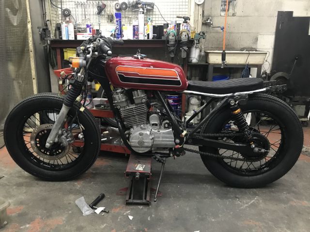 GB250クラブマン カスタム もうすぐ作り物完成!_a0164918_17190133.jpg