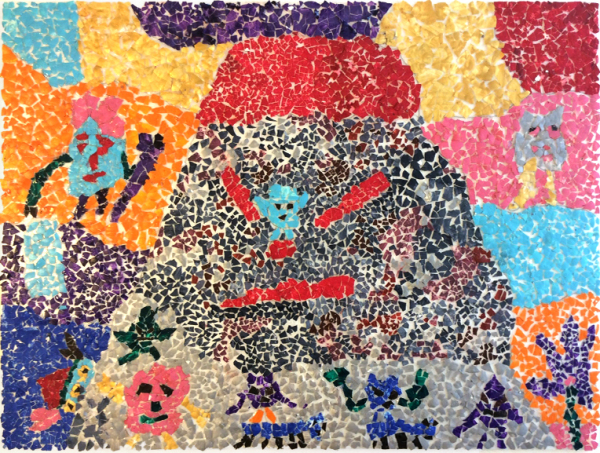 切り絵・卵の殻のモザイク画・ステンドグラス : アトリエpolga(ポルガ)